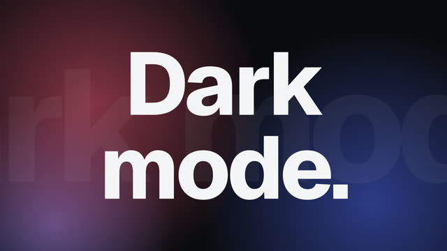 Dark-mode UI motion: a Keynote 16:9 launch film template