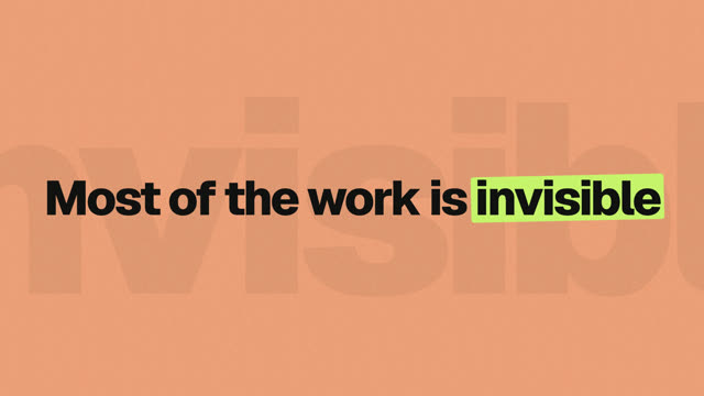 Kinetic text explainer: a Editorial 16:9 launch film template