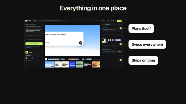 SaaS launch: a Editorial 16:9 launch film template