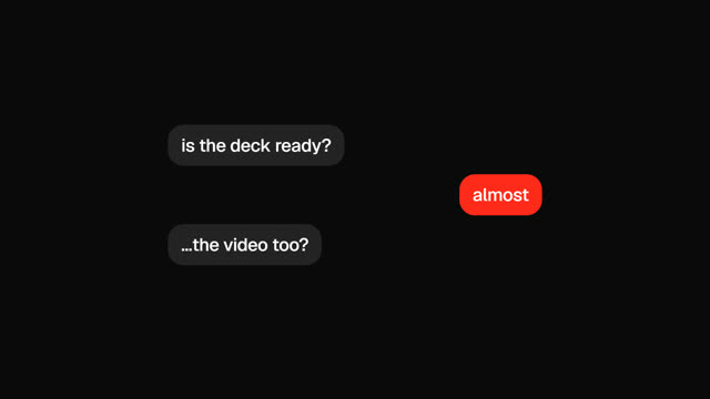 Tiny story: a Minimal 16:9 launch film template